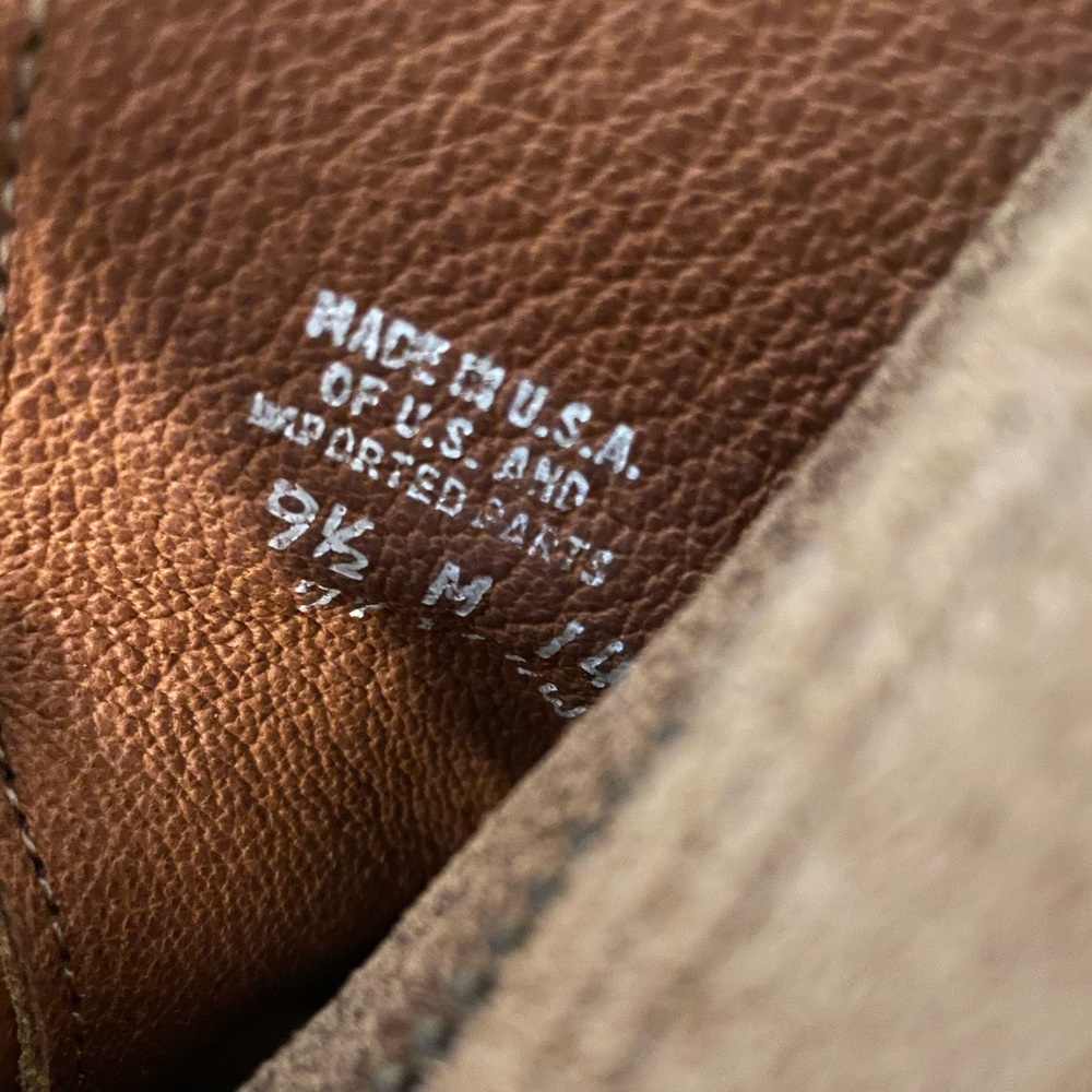 Frye Tan Suede Double-Buckle Heeled Ankle Boots - Picture 8 of 15